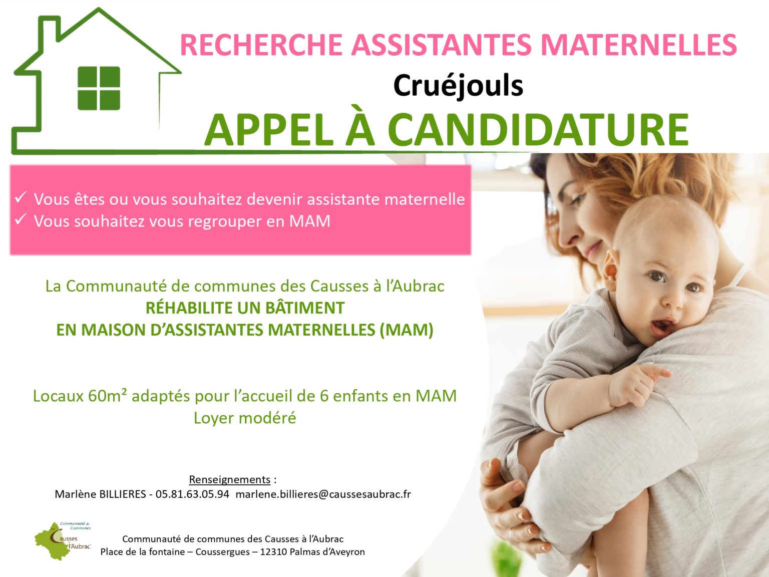 Recherche Assistantes Maternelles  Cruéjouls